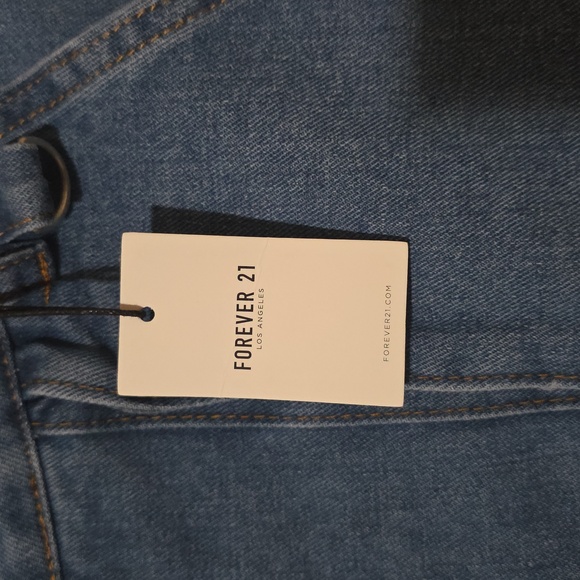 Forever 21 Denim Cargo Jeans - Picture 2 of 6